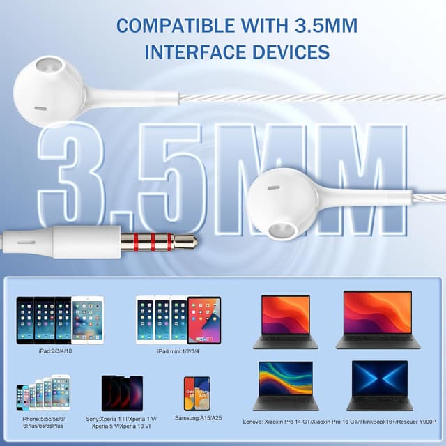 Thumbnail 6 de Jogteg Earbuds 5-pack Wired Earphones