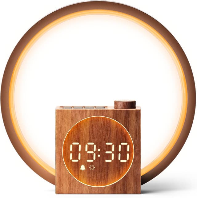 Detalle de Dreamegg Tageslichtwecker Nachttischlampe