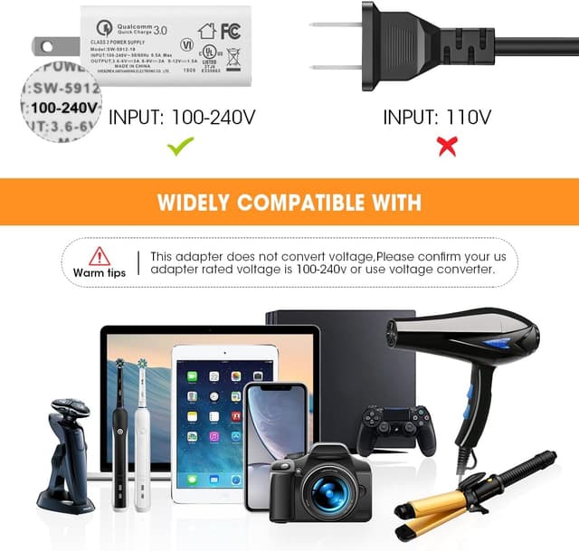 Thumbnail 5 de AIEVE US to UK Plug Adapter 2-Pack