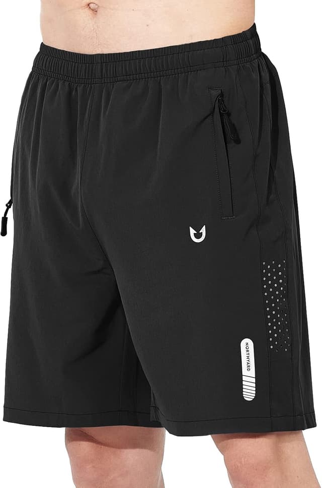 Detalle de NORTHYARD Men's Athletic Running Shorts
