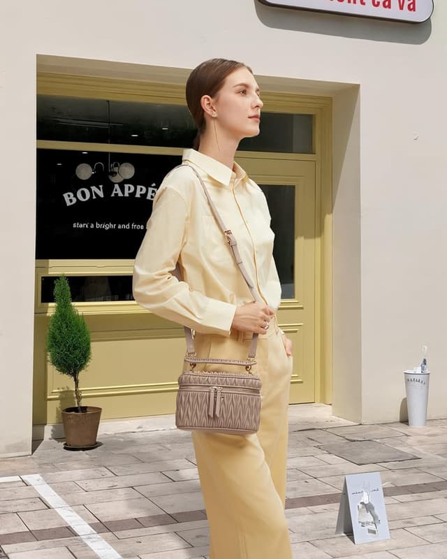 Thumbnail 1 de LOVEVOOK Umhängetasche Damen Khaki 21×9,5×15,5 cm