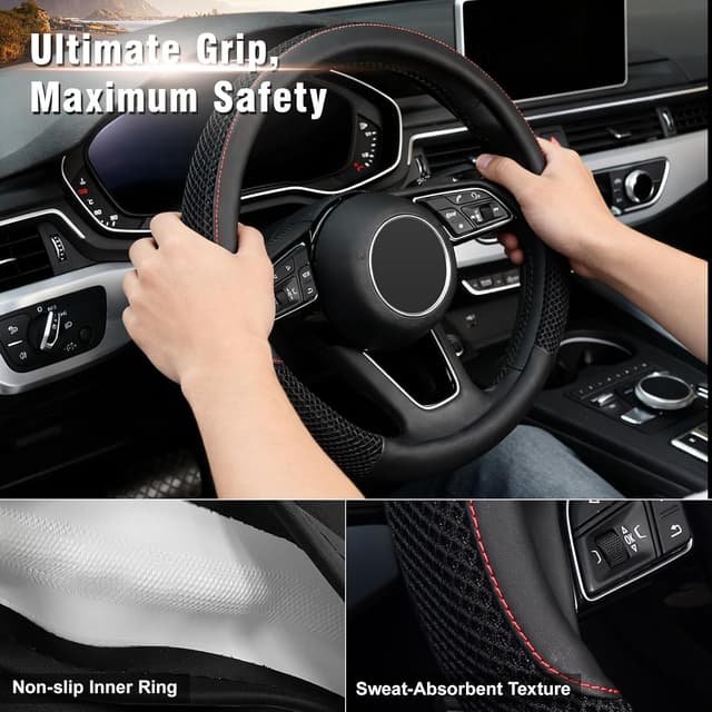 Thumbnail 4 de KAFEEK 15 inch Steering Wheel Cover