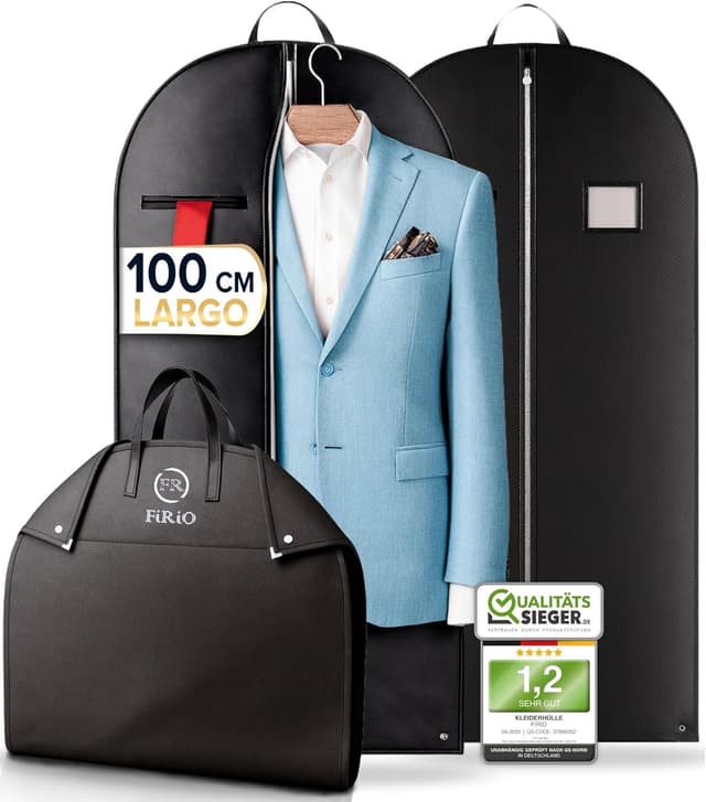 Detalle de FiRiO 2x Portatrajes plegable 100x60cm