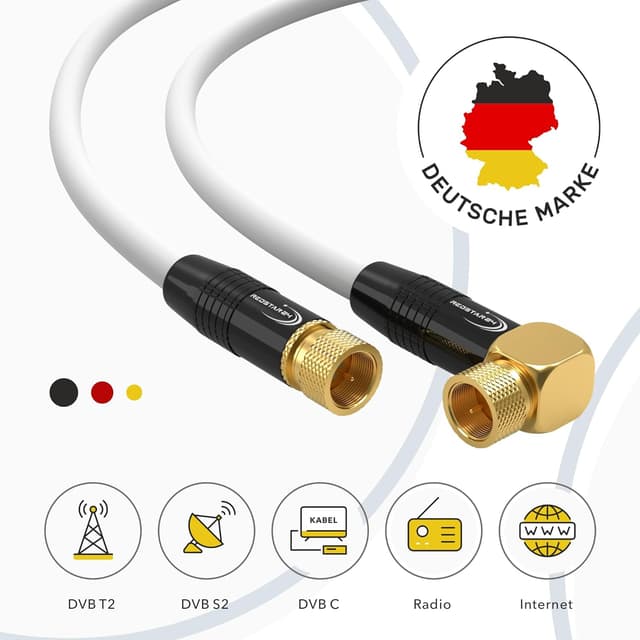 Detalle 2 de RedStar24 5 m SAT Antennenkabel für HDTV