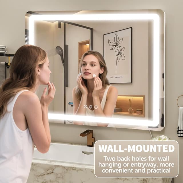 Thumbnail 6 de FENNIO 23" x 18" Vanity Mirror with Lights (LED) — 3 Color Modes & Adjustable Brightness