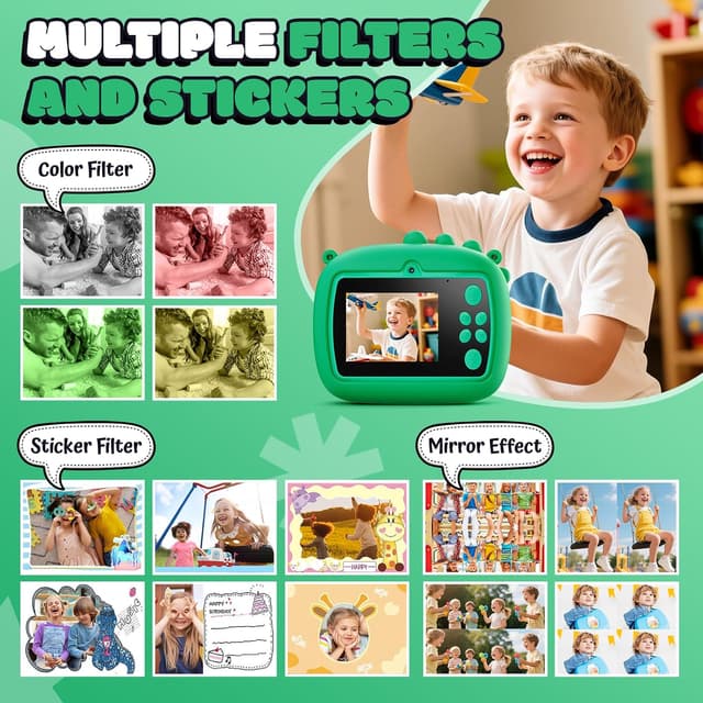 Detalle 1 de YOZISS Fotocamera istantanea 1080P HD