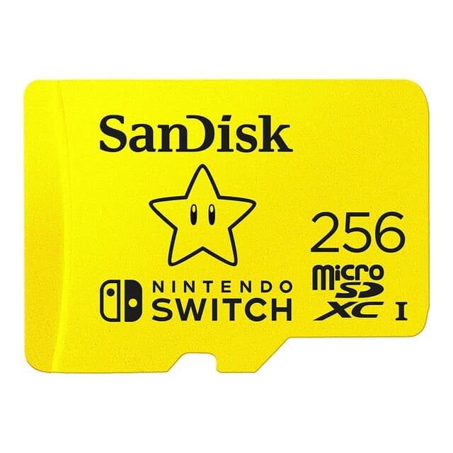 Detalle de Sandisk Micro SDXC 256 GB para Nintendo Switch