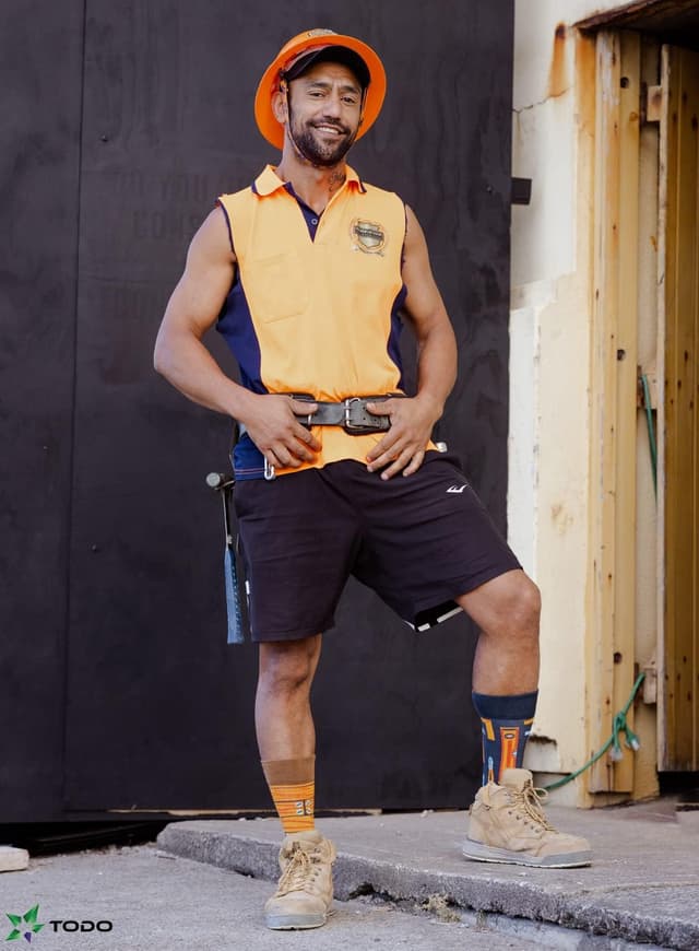 Detalle de TODO Colours Lustige Socken mit Motiv – mehrfarbig für Heimwerker (Herren & Damen)