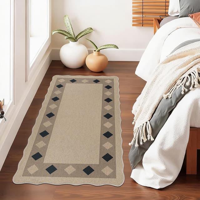 Detalle 1 de Teppich Läufer 80x150 cm mit Jute-Optik