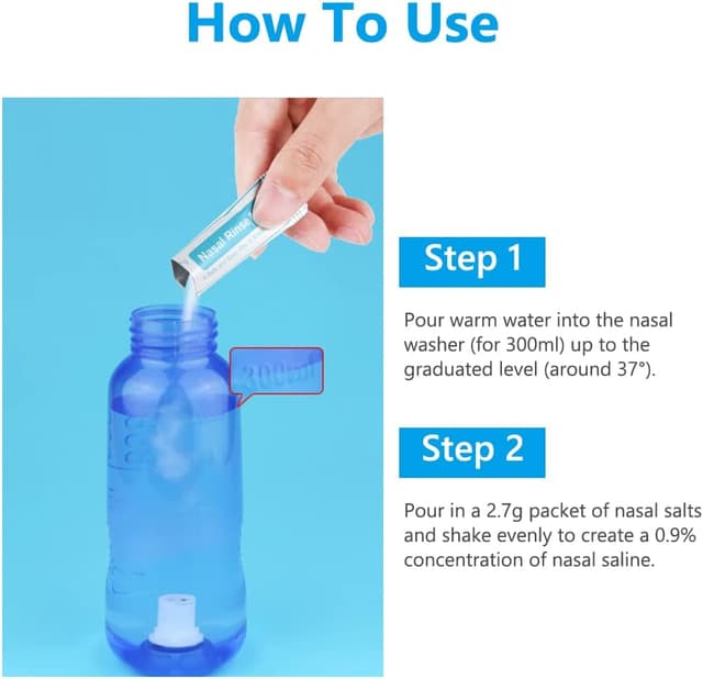 Thumbnail 4 de URAQT Wash Salt sale per lavaggio nasale 120 pezzi