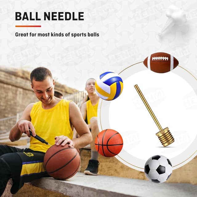 Detalle de HENMI Fahrradventil Adapter Set für Autoventil, französisches Ventil & Dunlop – mit Sortierbox