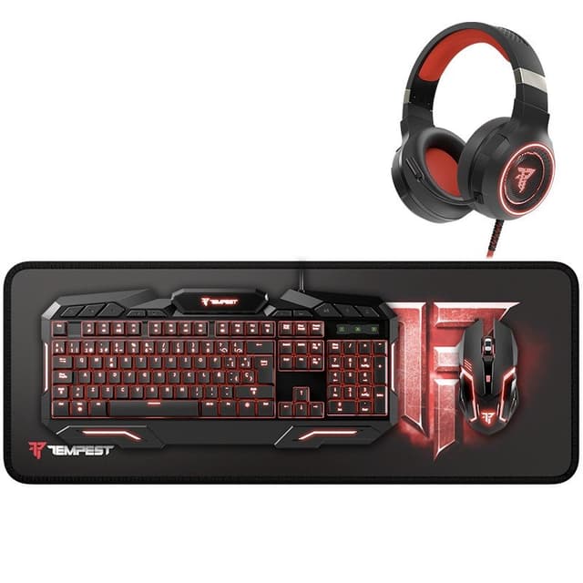 Detalle de Tempest Oblivion Combo teclado, ratón, auriculares y alfombrilla