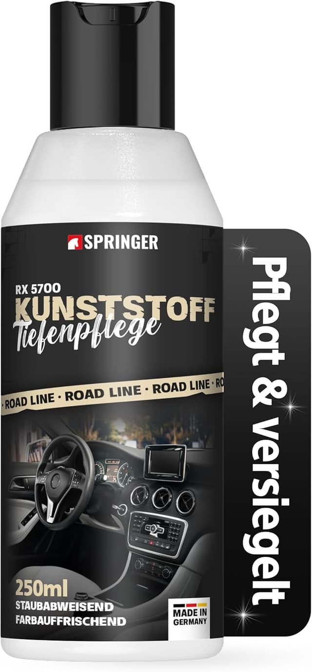 Detalle de SPRINGER RX5700 Kunststoff-Tiefenpflege für Cockpit & Innenraum – 250 ml (Made in Germany)