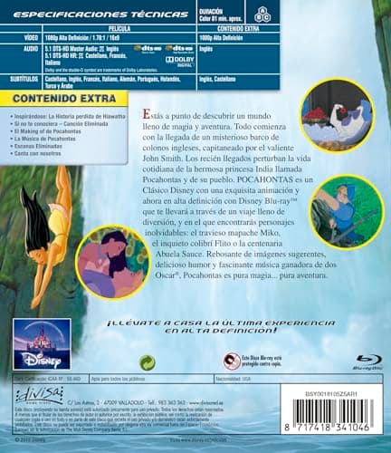 Thumbnail 1 de Pocahontas - Edición Especial