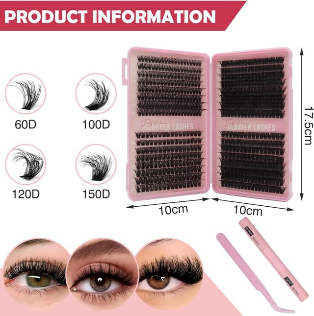 Thumbnail 1 de VEGCOO Pestañas postizas Naturels 560U 8–16 mm