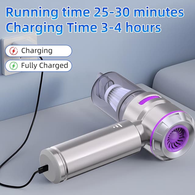 Detalle 1 de Higoom 4 in 1 cordless vacuum 22000Pa