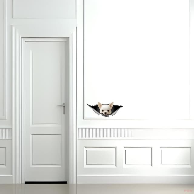 Thumbnail 5 de Chihuahua Autoaufkleber 18 cm