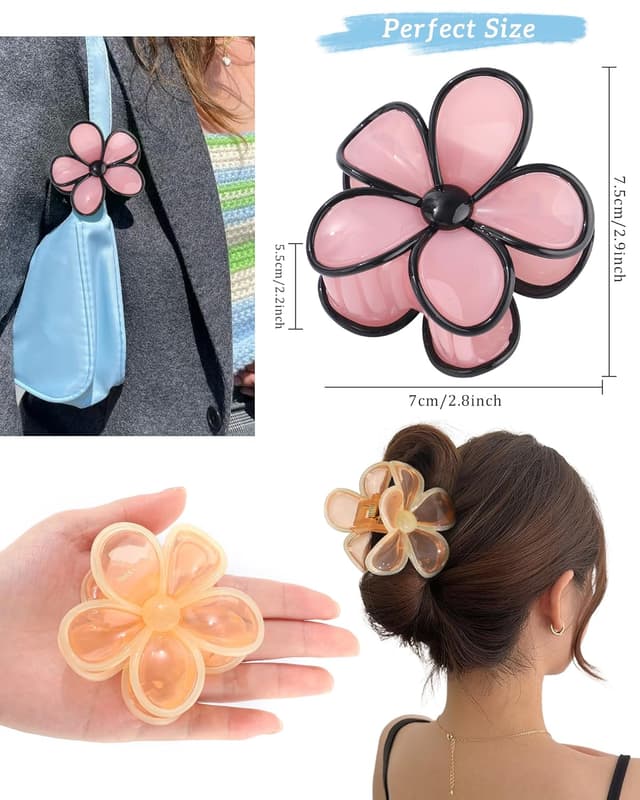 Thumbnail 2 de Kajeer 6er Blumen Haarspangen đâ