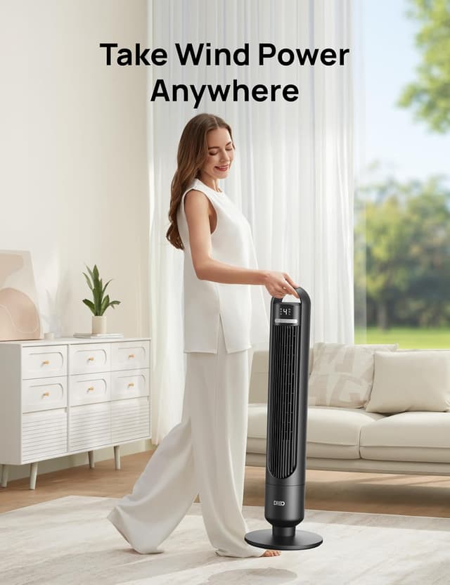 Thumbnail 6 de Dreo TF117 Tower Fan 90° Oscillating, 4 Speeds 🌀