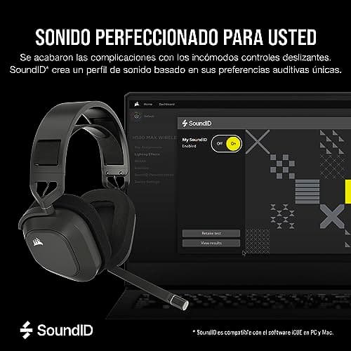 Thumbnail 6 de Corsair HS80 MAX Wireless auriculares para juegos