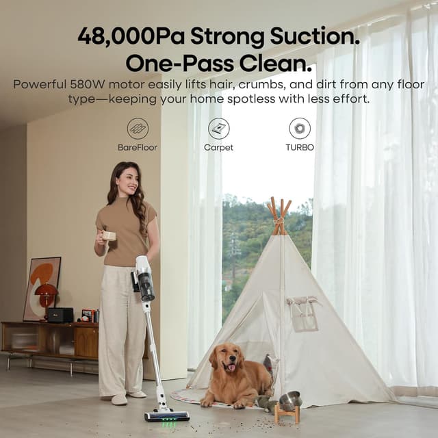 Detalle 2 de ElecKeys Cordless Vacuum 48KPA 🧹