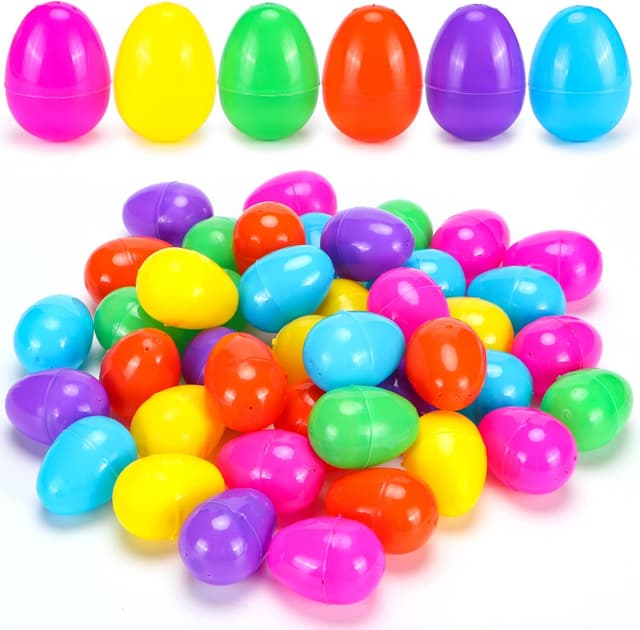 Thumbnail 3 de NEWBEA 2000 Easter Eggs 2.4 Inch Assorted Colors