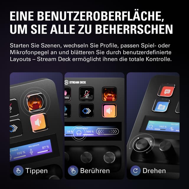 Thumbnail 3 de Elgato Stream Deck + Audiomixer
