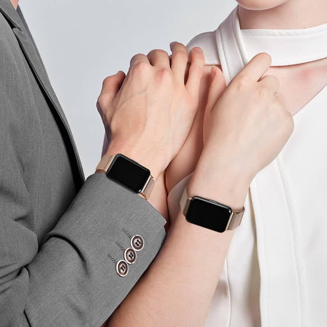 Detalle de Wizvv Galaxy Fit3 metal mesh strap