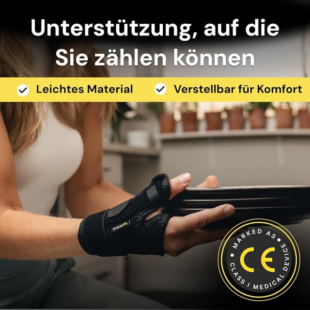 Detalle de BraceUP Daumenschiene für Daumenstütze