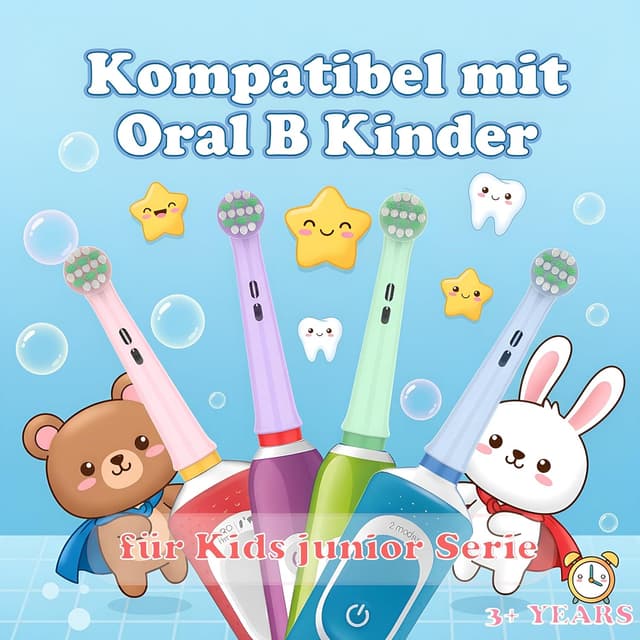 Detalle 2 de Kinder Aufsteckbürsten für Oral-B, 8 Stück