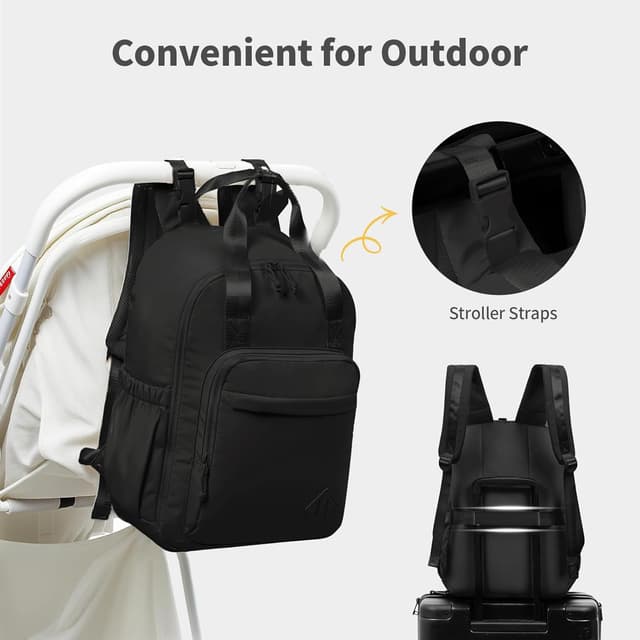 Thumbnail 4 de CEI-CEI Diaper Bag Backpack Large with Insulated Pockets