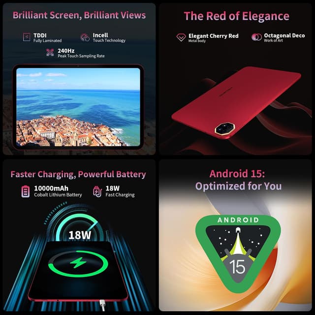 Detalle de TECLAST T65 Plus tablet 13,4 120Hz