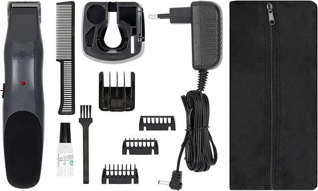 Detalle de WAHL Groomsman 🧔 Afeitadora eléctrica para barba y cuerpo