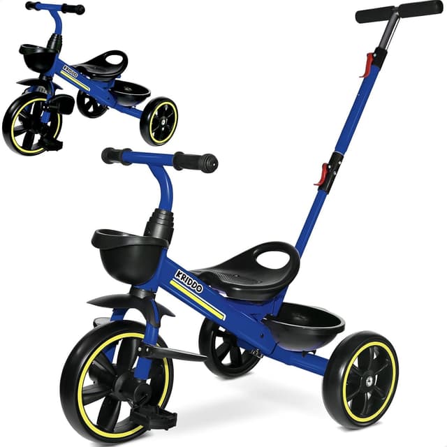 Detalle de KRIDDO 2-in-1 Toddler Tricycle for Ages 18 Months