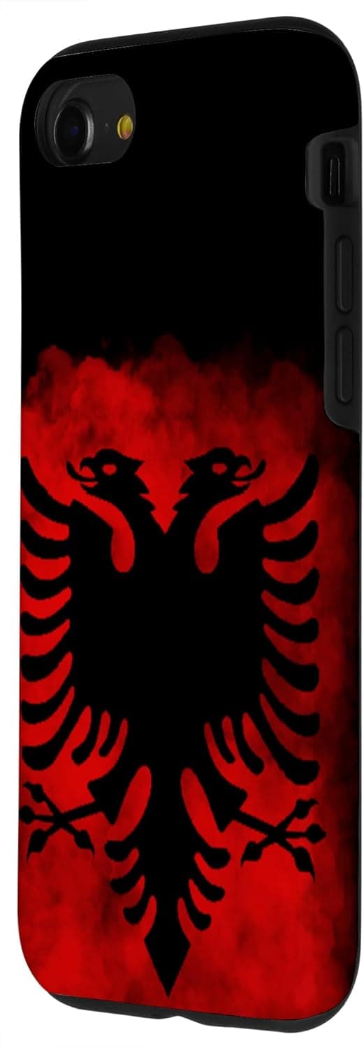 Detalle 2 de Custodia bandiera albanese per iPhone SE