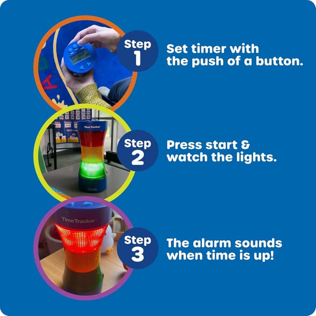 Detalle de Learning Resources Time Tracker 2.0 timer didattico per bambini ⏱