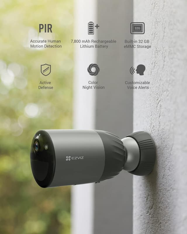 Thumbnail 6 de EZVIZ BC1C 1080P Battery Security Camera with 32GB storage
