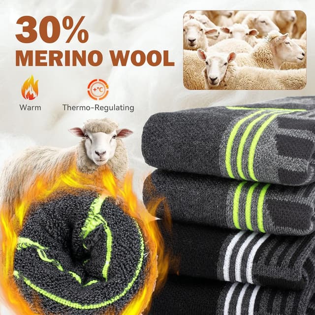 Detalle 2 de LEOSTEP Merinowolle Kompressionsskisocken 2er