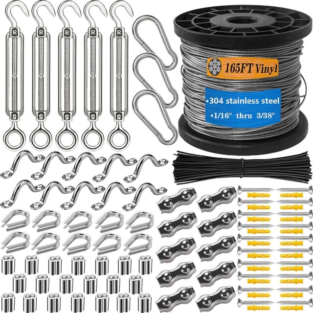 Imagen de 304 Stainless Steel Wire Rope Kit 50m en OfertitasTOP