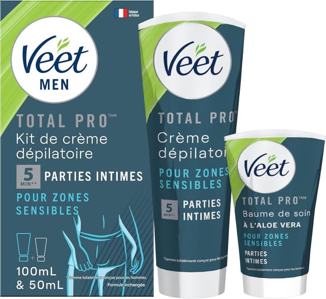 Imagen de Veet Men Kit d’Épilation Parties Intimes 100ml en OfertitasTOP