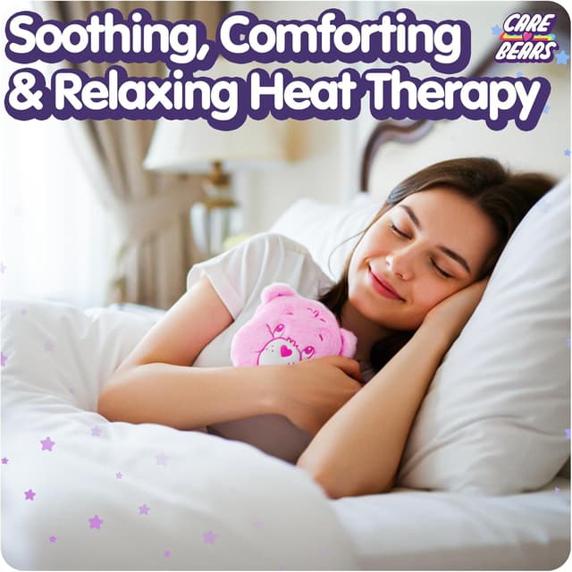 Detalle de Care Bears Cheer Bear Heatable Plush (microwavable & chillable) – weighted comfort toy for soothing warmth
