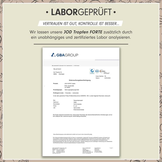 Detalle 1 de Jod Tropfen Forte 150 µg pro Tropfen