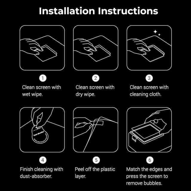 Detalle de SmallRig Kit de protection d’écran en verre trempé pour DJI Osmo Action 6 (5892) – intégrale, ultra-fin