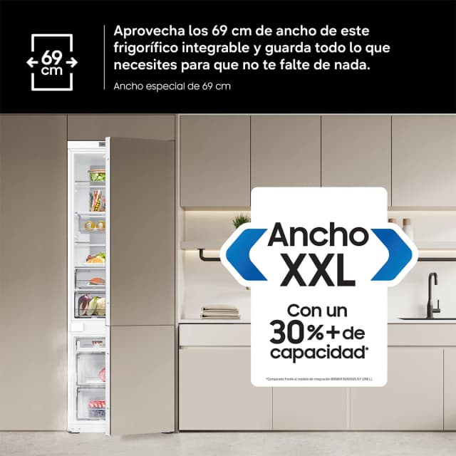 Detalle 2 de Samsung BRB38G705DWWEF frigorífico combi 389 L