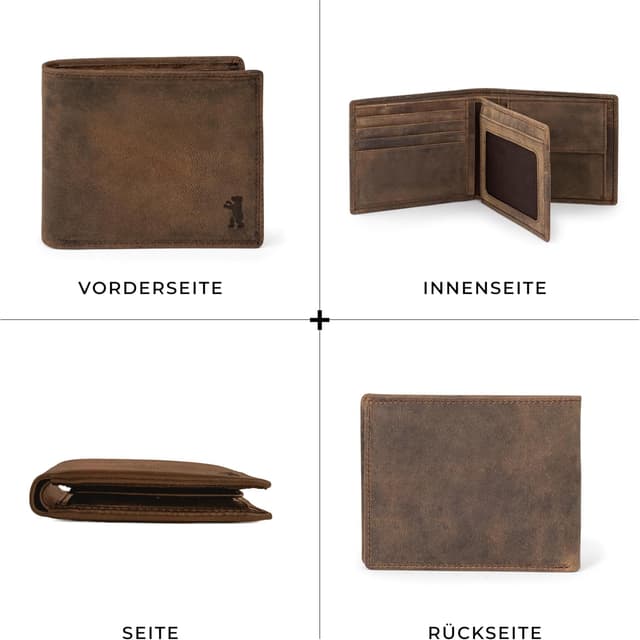 Thumbnail 5 de Berliner Bags Vintage Geldbörse mit RFID-Schutz