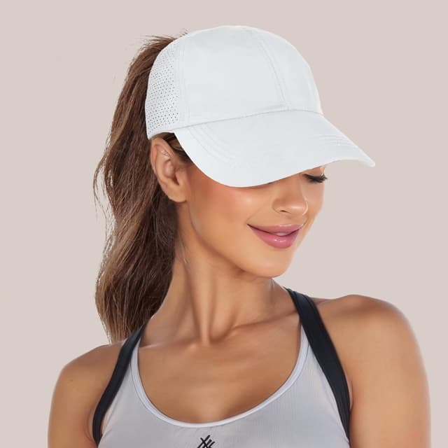 Thumbnail 4 de Women Ponytail Baseball Cap Adjustable Sun Hat