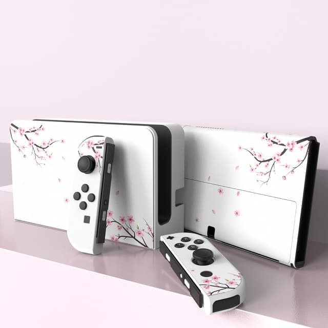 Detalle de playvital Full Set protective skins for Nintendo Switch OLED