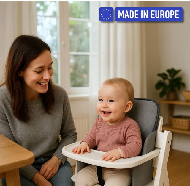 Thumbnail 4 de Housse chaise haute bébé 35x30x17 Gris