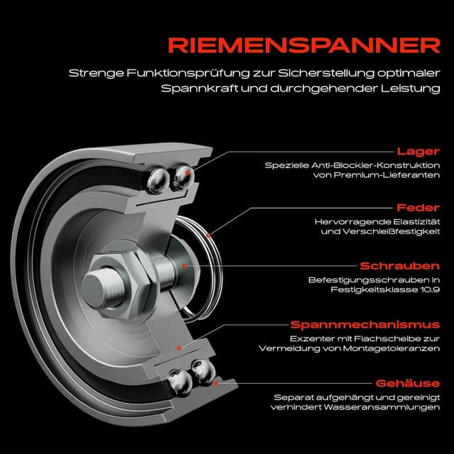Detalle de Frankberg Zahnriemensatz mit Wasserpumpe für Benzinmotoren (u. a. 7883-13286)