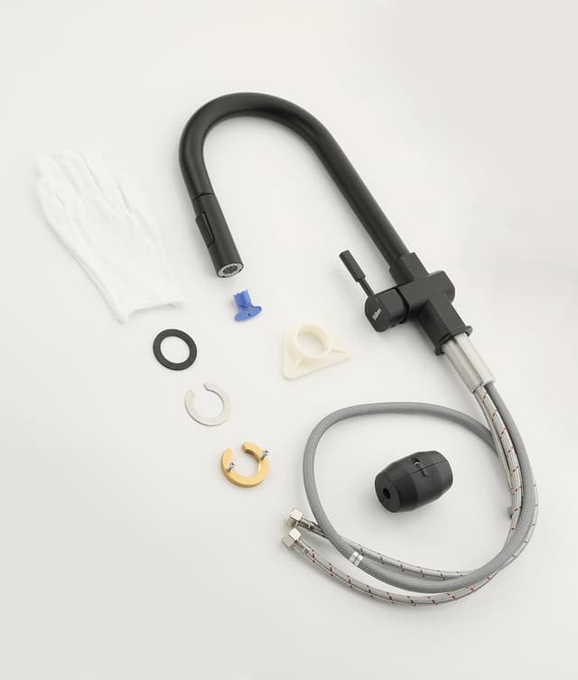 Thumbnail 6 de Süßren Grifo Cocina Negro extraíble 1,5 m